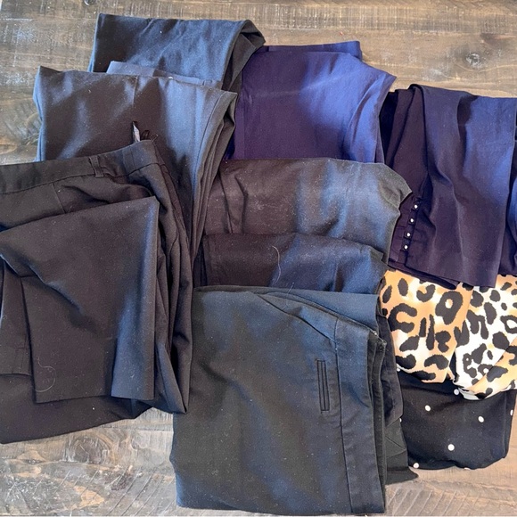 Pants - Stylish Women's Pant and Skirt Collection 10 piece Lot size 14 Various Designers